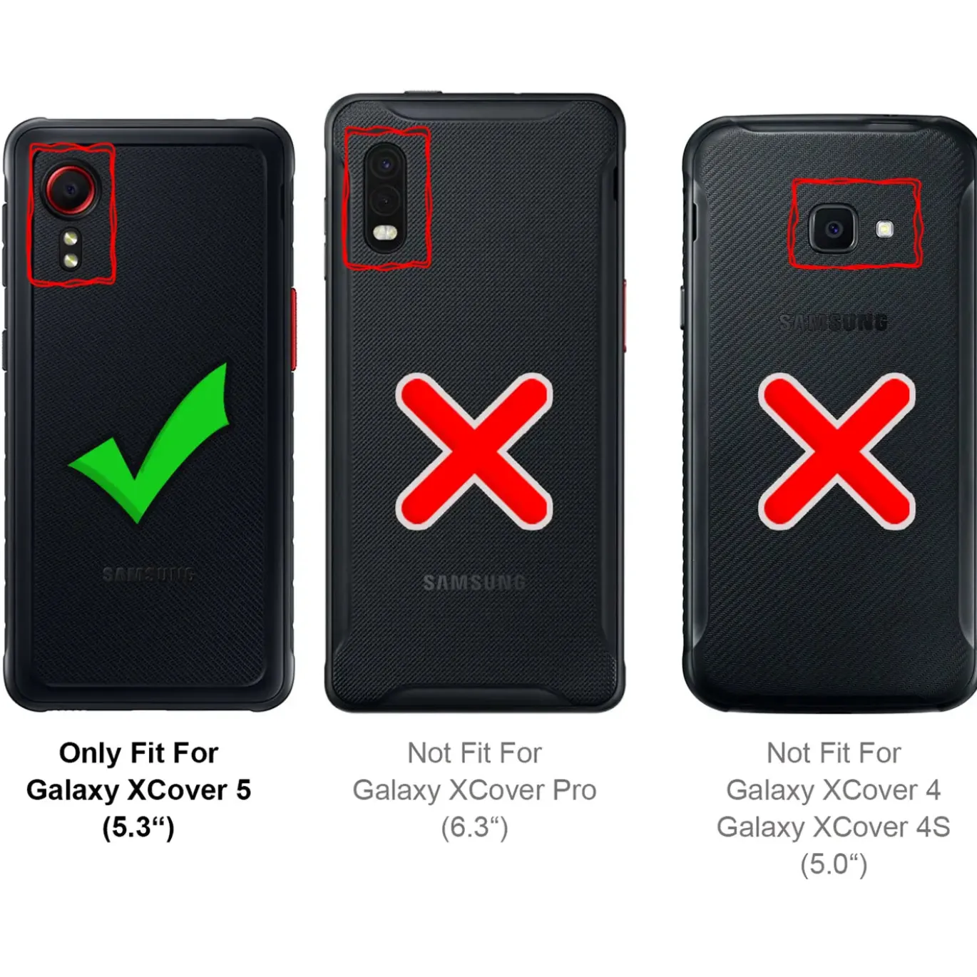 Samsung Galaxy XCover 5 - Flip Hülle, horizontal klappbar