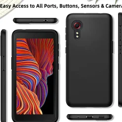 Samsung Galaxy XCover 5 - Slim Silikon Backcover Schwarz