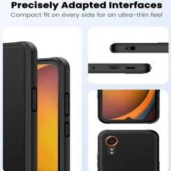 Samsung Galaxy XCover 7 - Slim Silikon Backcover Schwarz