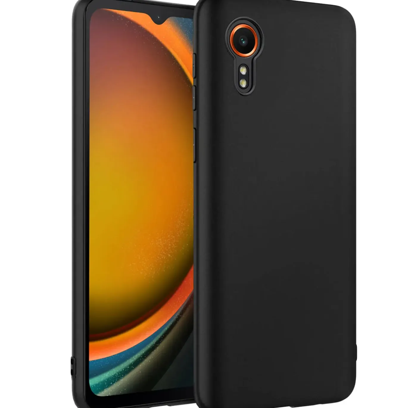 Samsung Galaxy XCover 7 - Slim Silikon Backcover Schwarz