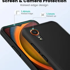 Samsung Galaxy XCover 7 - Slim Silikon Backcover Schwarz