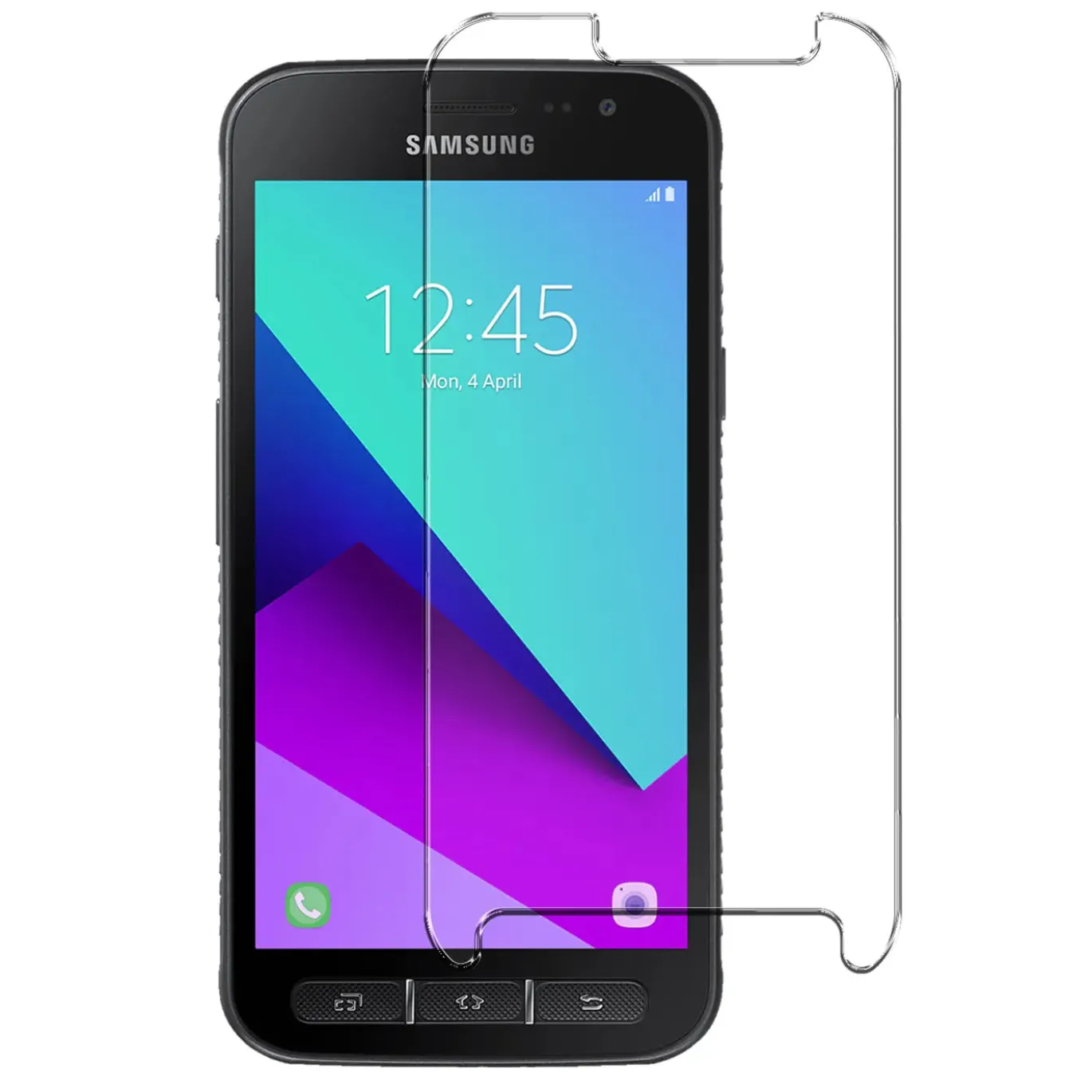 Samsung Galaxy Xcover 4 - 2x 9H Panzer Glasfolie, Displayfolie