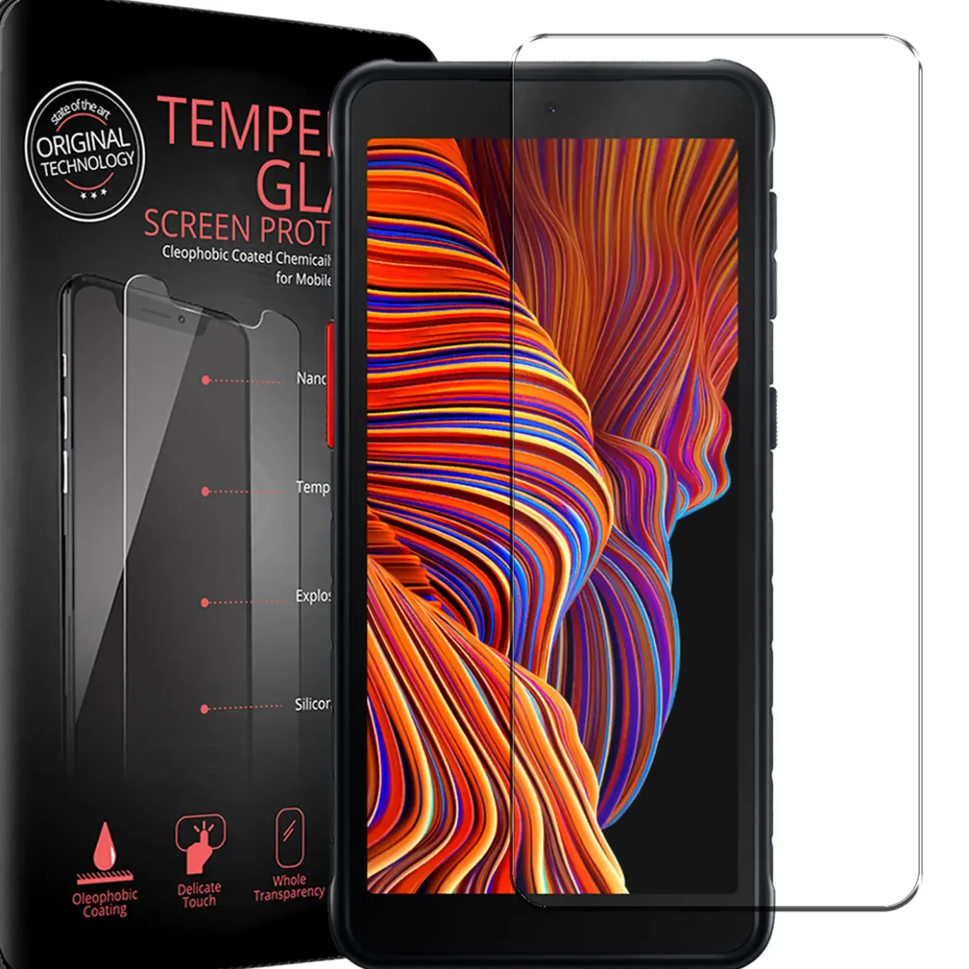 Samsung Galaxy XCover 5 - 2x 9H Panzer Glasfolie, Displayfolie