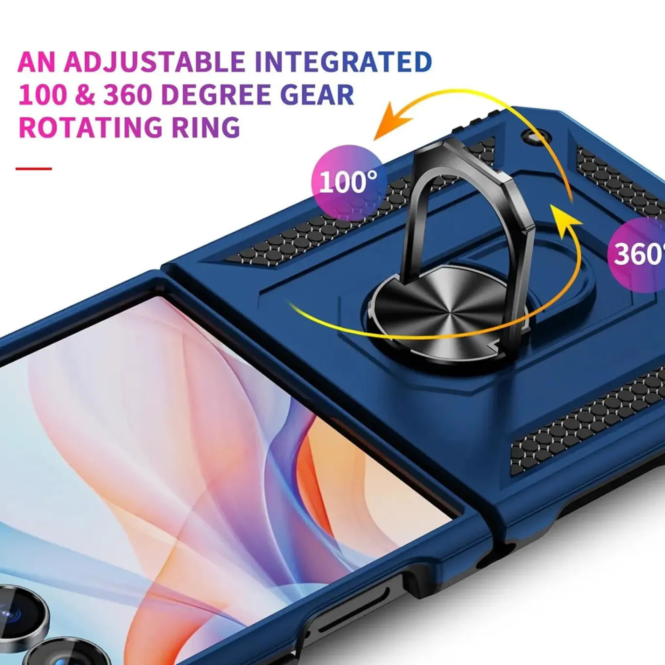 Samsung Galaxy Z FLIP 7 - Outdoor Hardcase mit Ringhalter