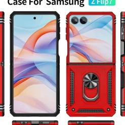 Samsung Galaxy Z FLIP 7 - Outdoor Hardcase mit Ringhalter