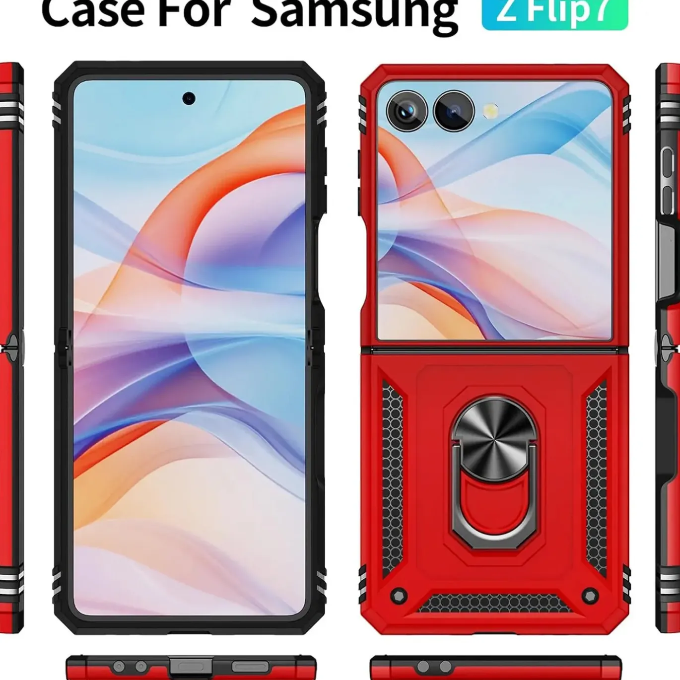 Samsung Galaxy Z FLIP 7 - Outdoor Hardcase mit Ringhalter