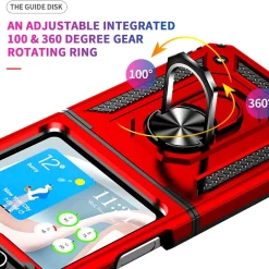 Samsung Galaxy Z FLIP 6 - Outdoor Hardcase mit Ringhalter