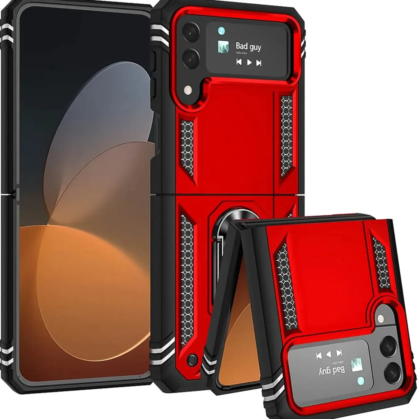 Samsung Galaxy Z FLIP 4 - Outdoor Hardcase mit Ringhalter