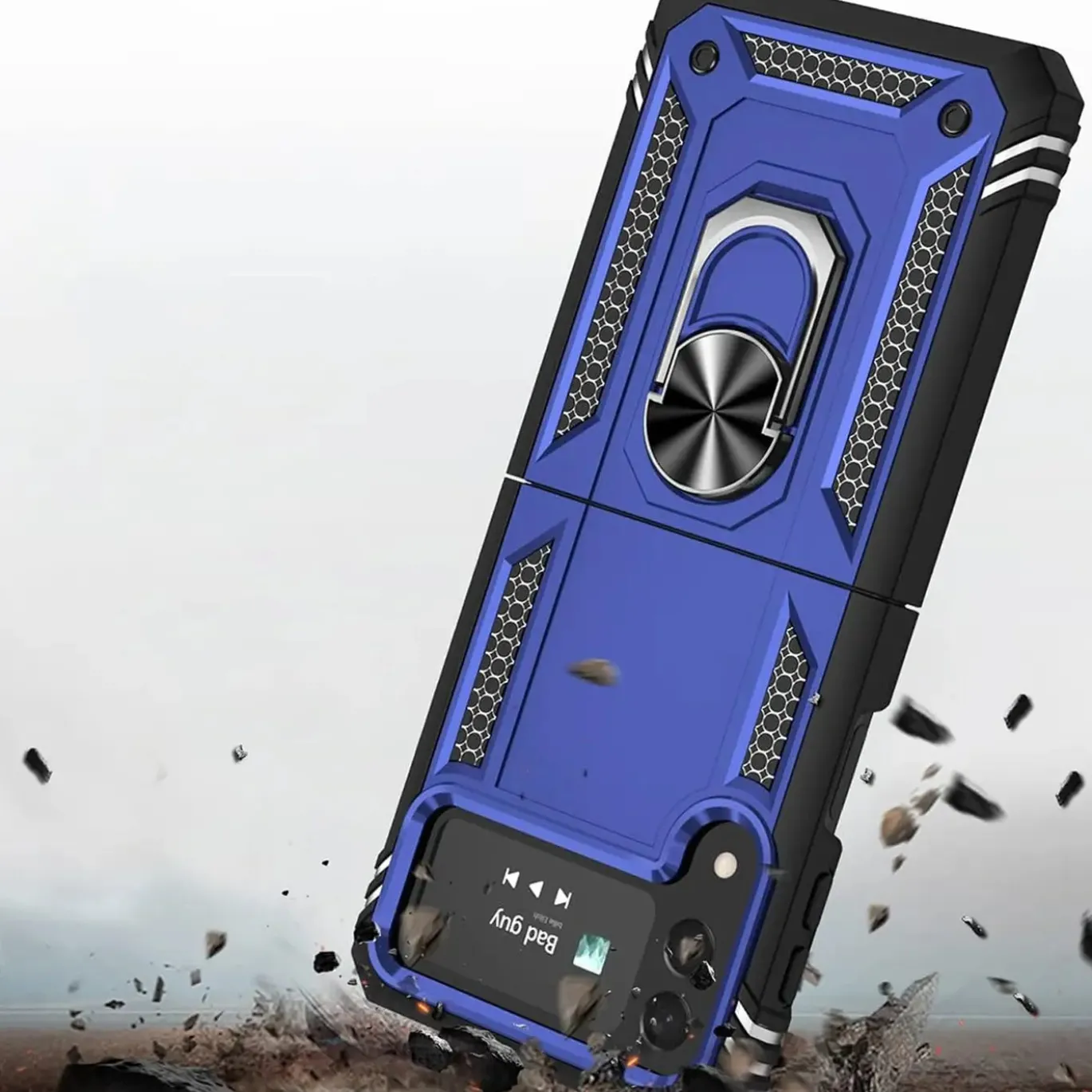 Samsung Galaxy Z FLIP 4 - Outdoor Hardcase mit Ringhalter