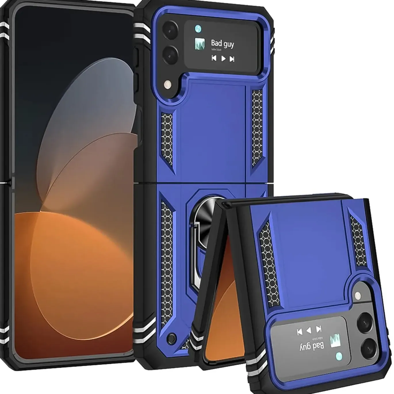 Samsung Galaxy Z FLIP 4 - Outdoor Hardcase mit Ringhalter