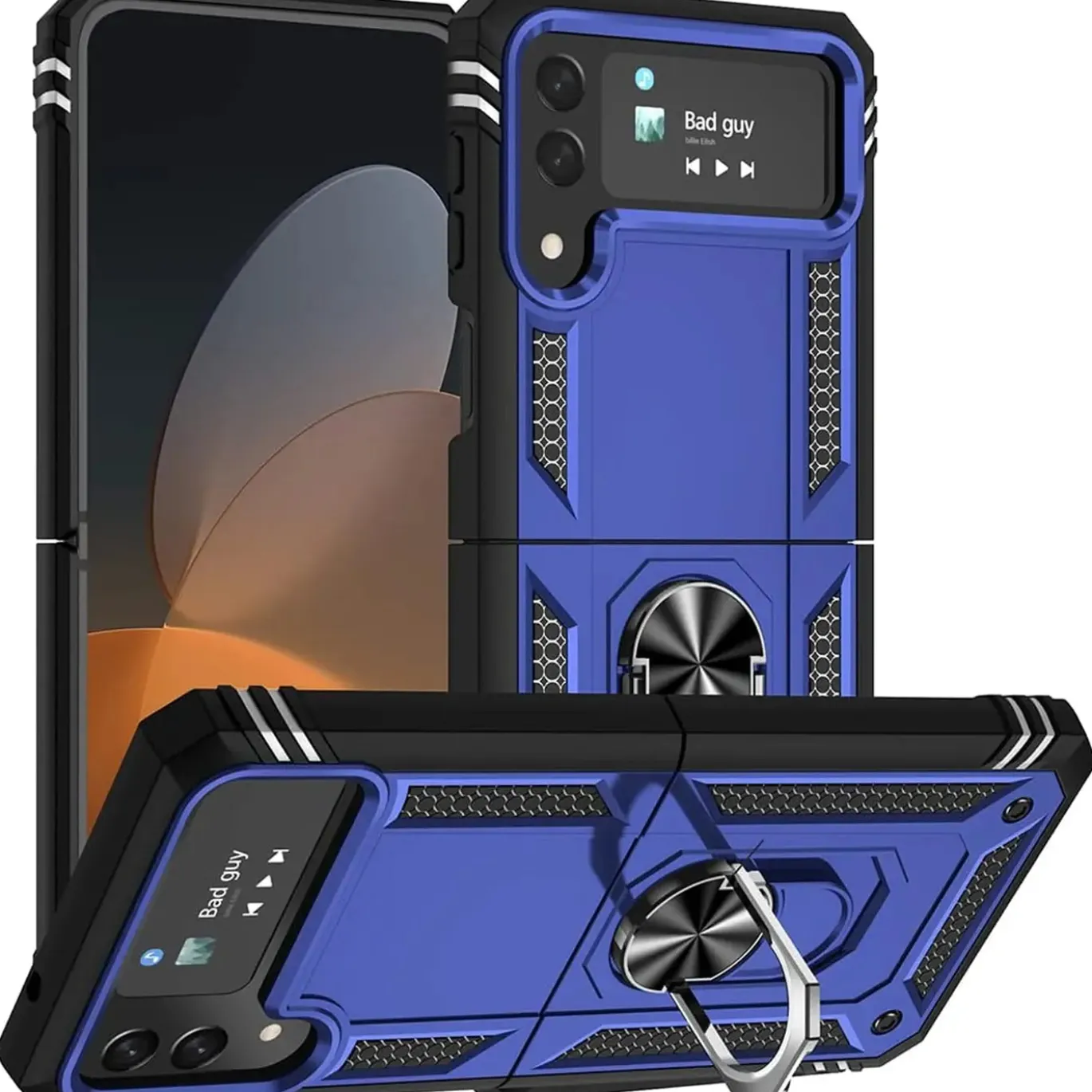 Samsung Galaxy Z FLIP 4 - Outdoor Hardcase mit Ringhalter