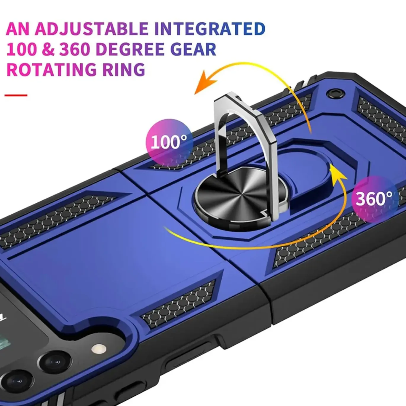 Samsung Galaxy Z FLIP 4 - Outdoor Hardcase mit Ringhalter