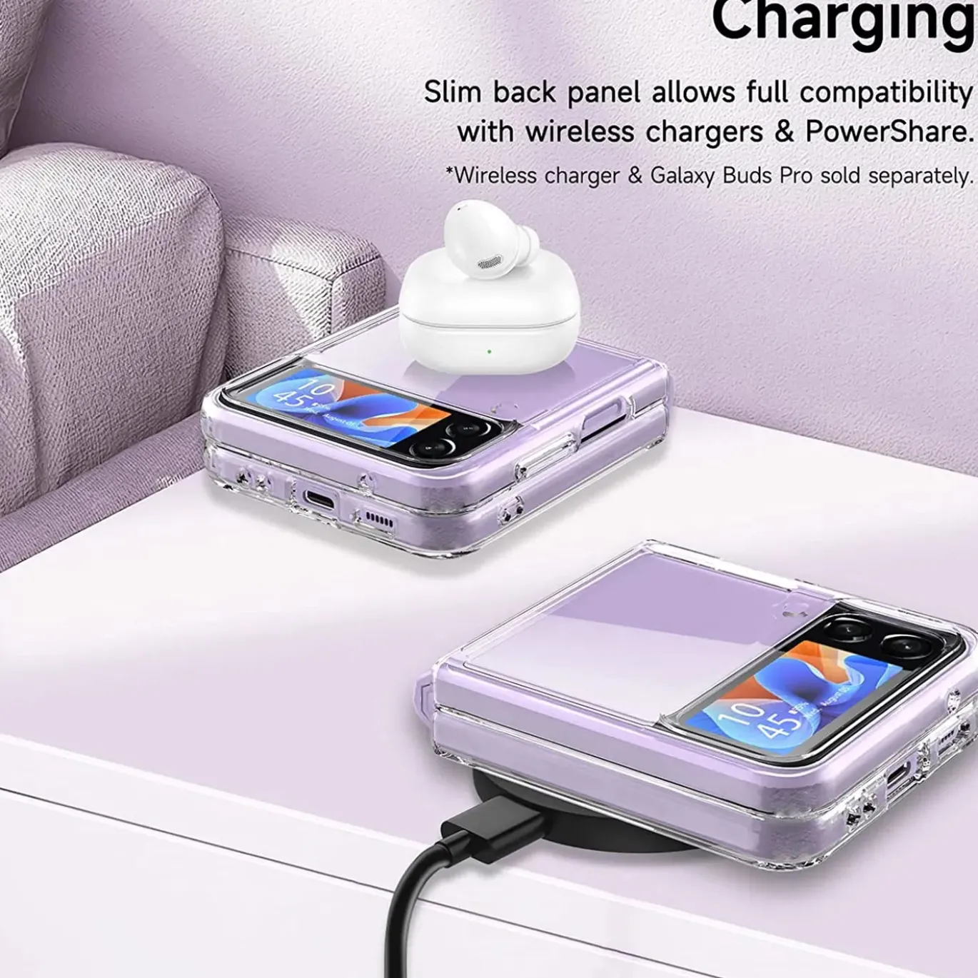 Samsung Galaxy Z FLIP 4 - Slim Clear Case Hülle