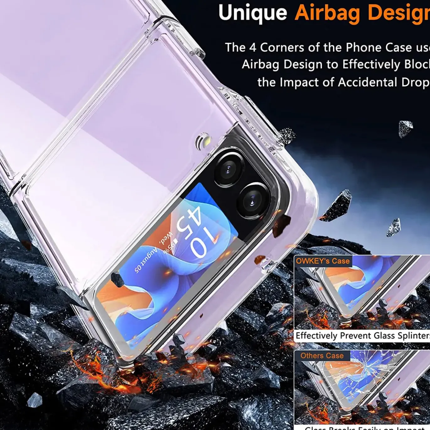 Samsung Galaxy Z FLIP 4 - Slim Clear Case Hülle
