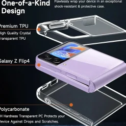 Samsung Galaxy Z FLIP 4 - Slim Clear Case Hülle
