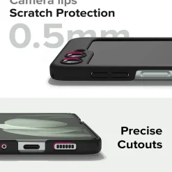 Samsung Galaxy Z FLIP 6 - Slim Silikon Backcover Schwarz