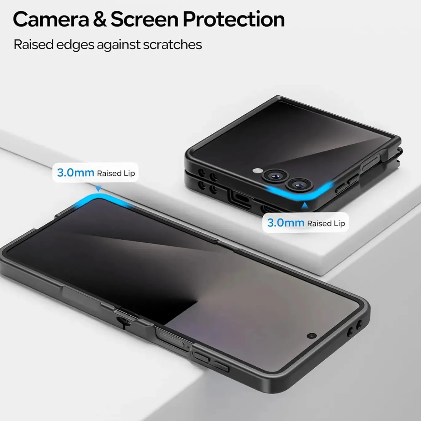 Samsung Galaxy Z FLIP 7 - Slim Silikon Backcover Schwarz