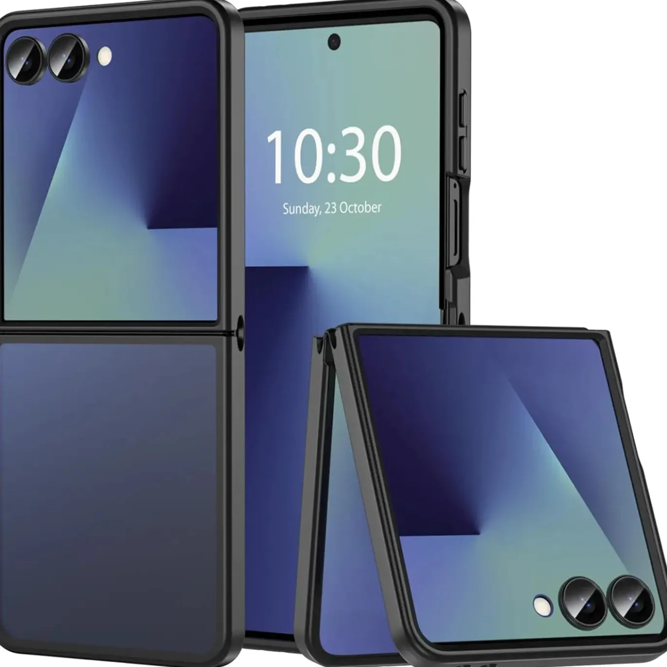 Samsung Galaxy Z FLIP 7 - Slim Silikon Backcover Schwarz