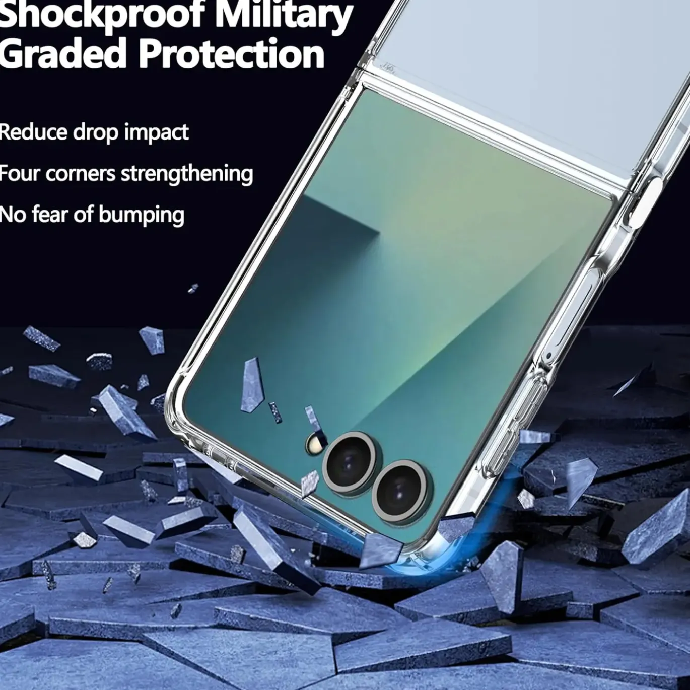 Samsung Galaxy Z FLIP 7 - Slim Clear Case Hülle