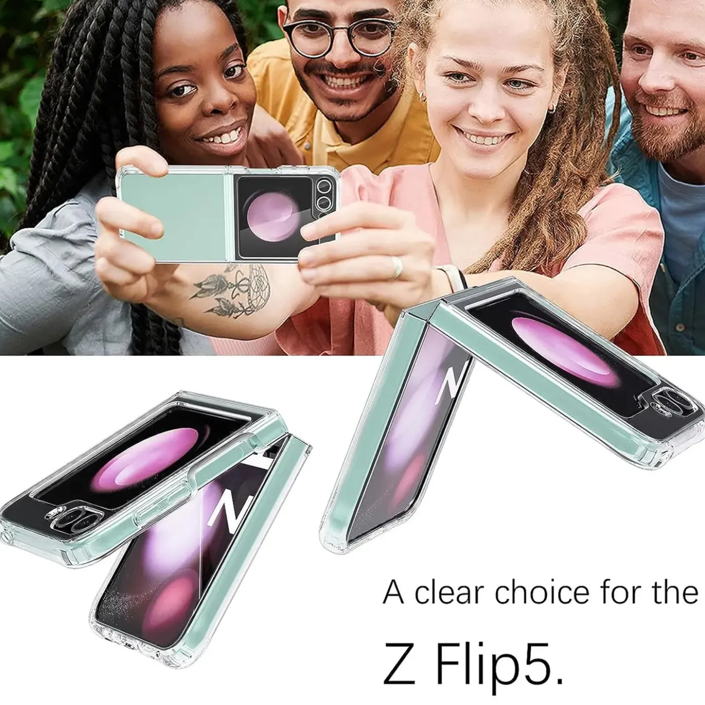 Samsung Galaxy Z FLIP 5 - Slim Clear Case Hülle