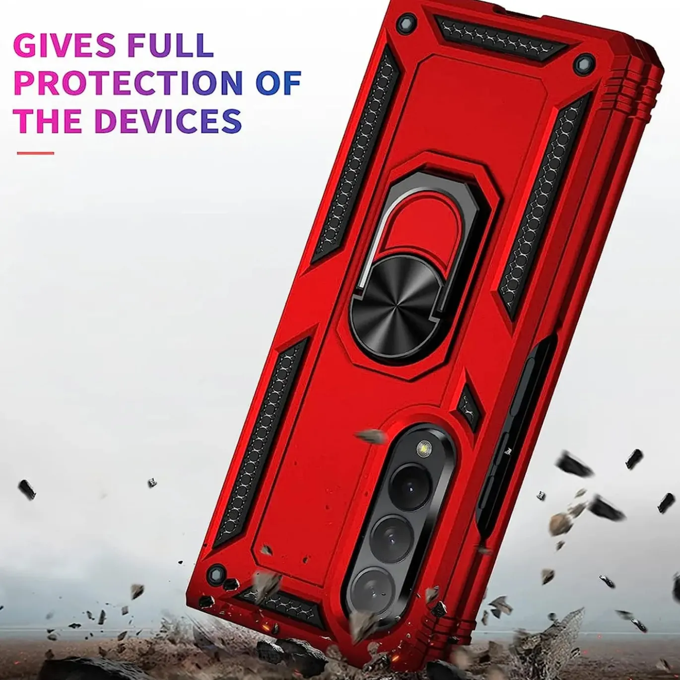 Samsung Galaxy Z FOLD 3 - Outdoor Hardcase mit Ringhalter
