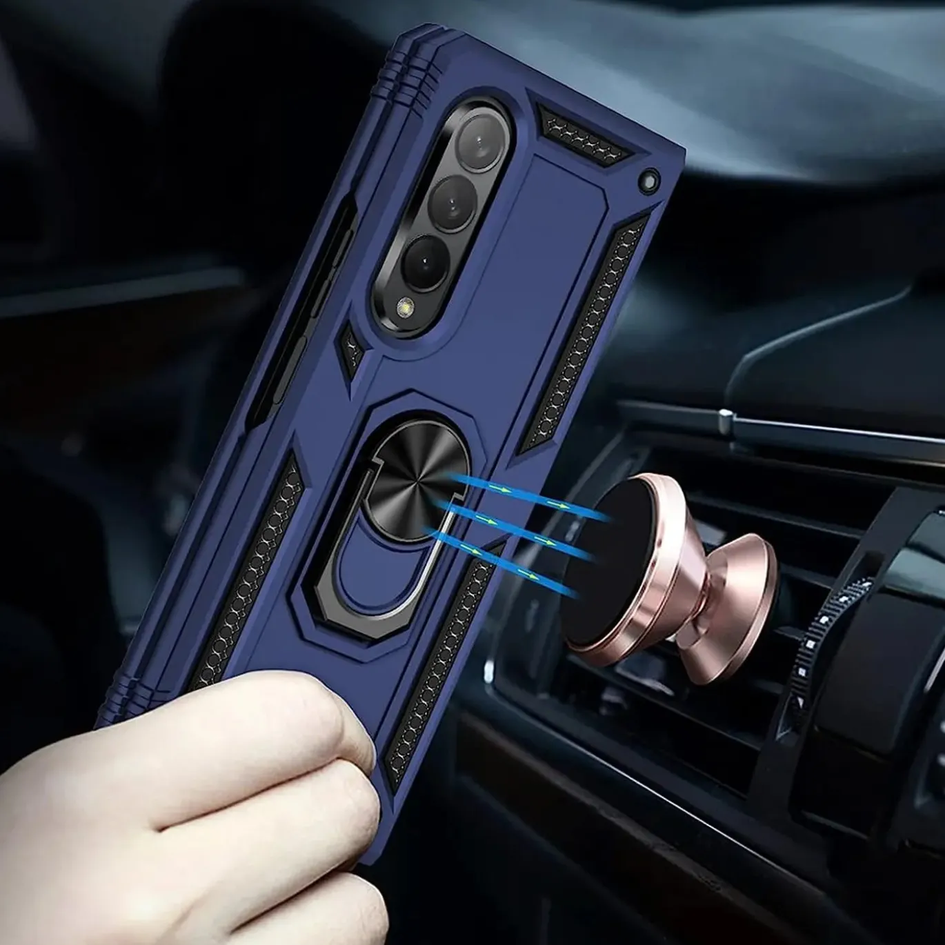 Samsung Galaxy Z FOLD 3 - Outdoor Hardcase mit Ringhalter