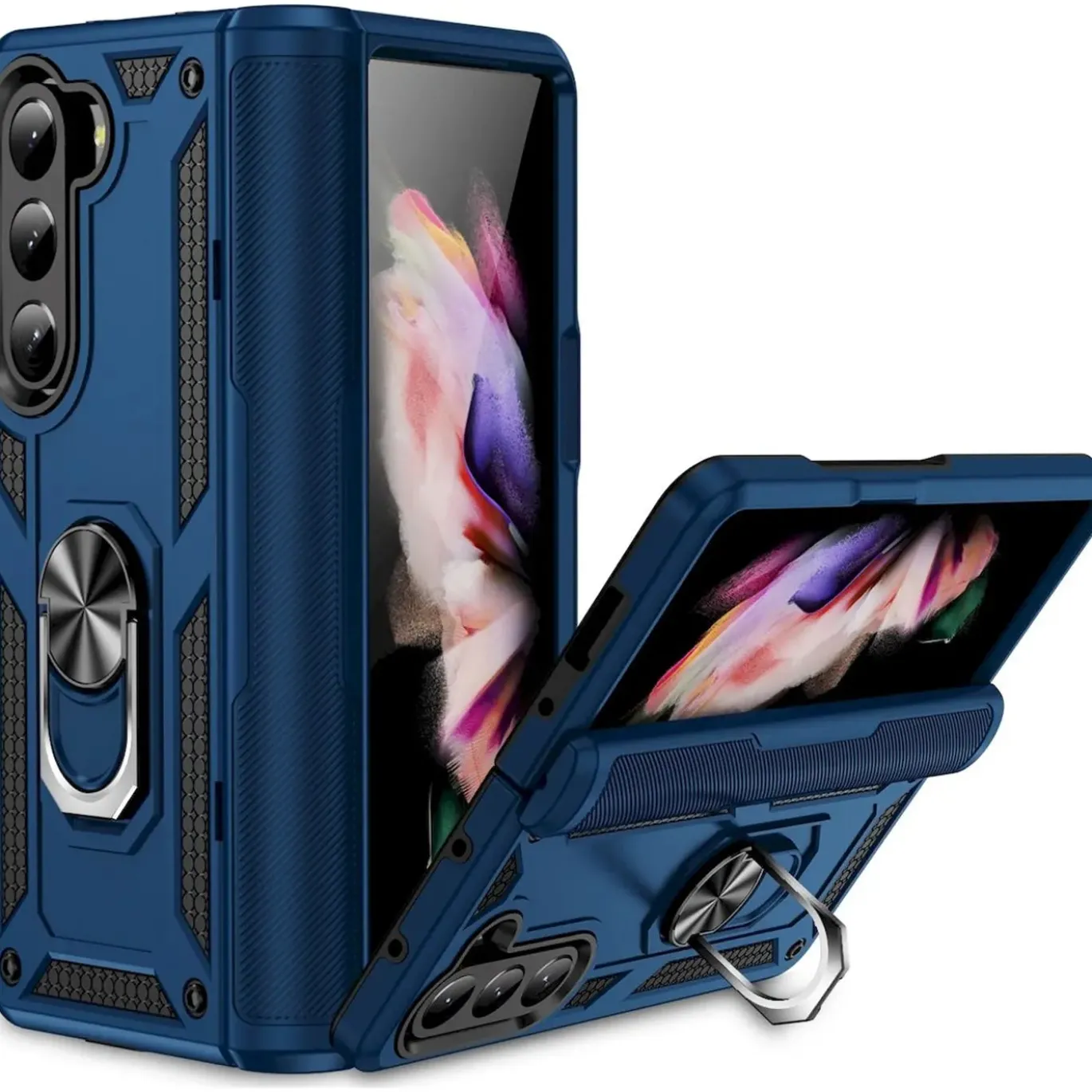 Samsung Galaxy Z FOLD 5 - Outdoor Hardcase mit Ringhalter