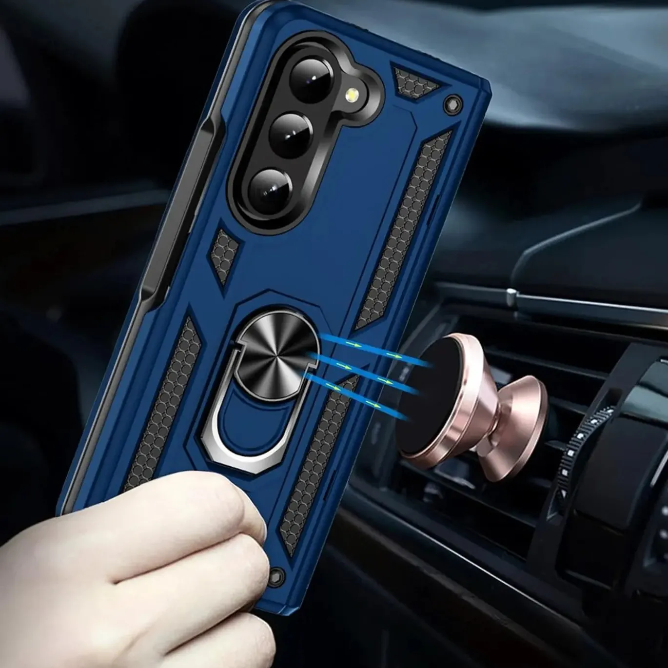Samsung Galaxy Z FOLD 5 - Outdoor Hardcase mit Ringhalter