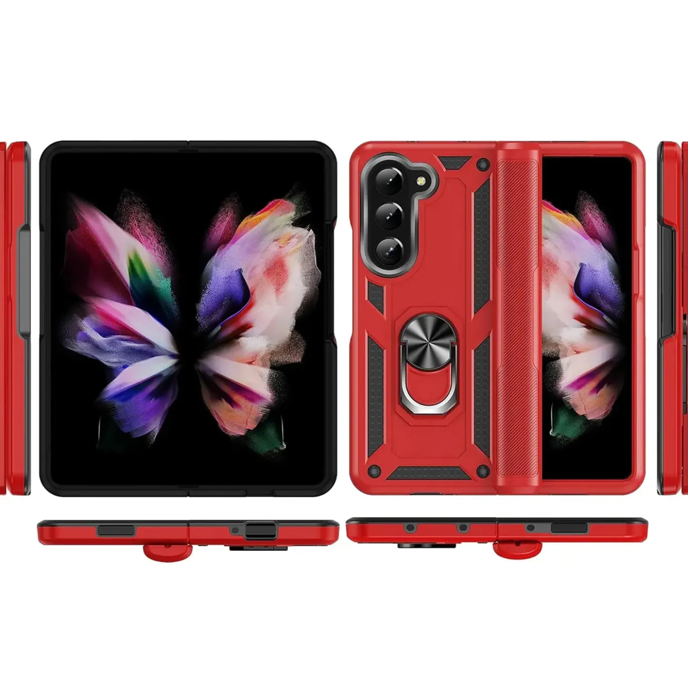 Samsung Galaxy Z FOLD 5 - Outdoor Hardcase mit Ringhalter