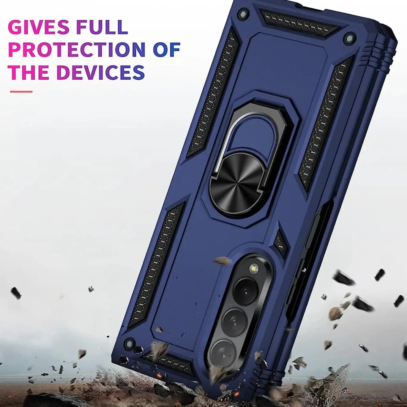 Samsung Galaxy Z FOLD 4 - Outdoor Hardcase mit Ringhalter