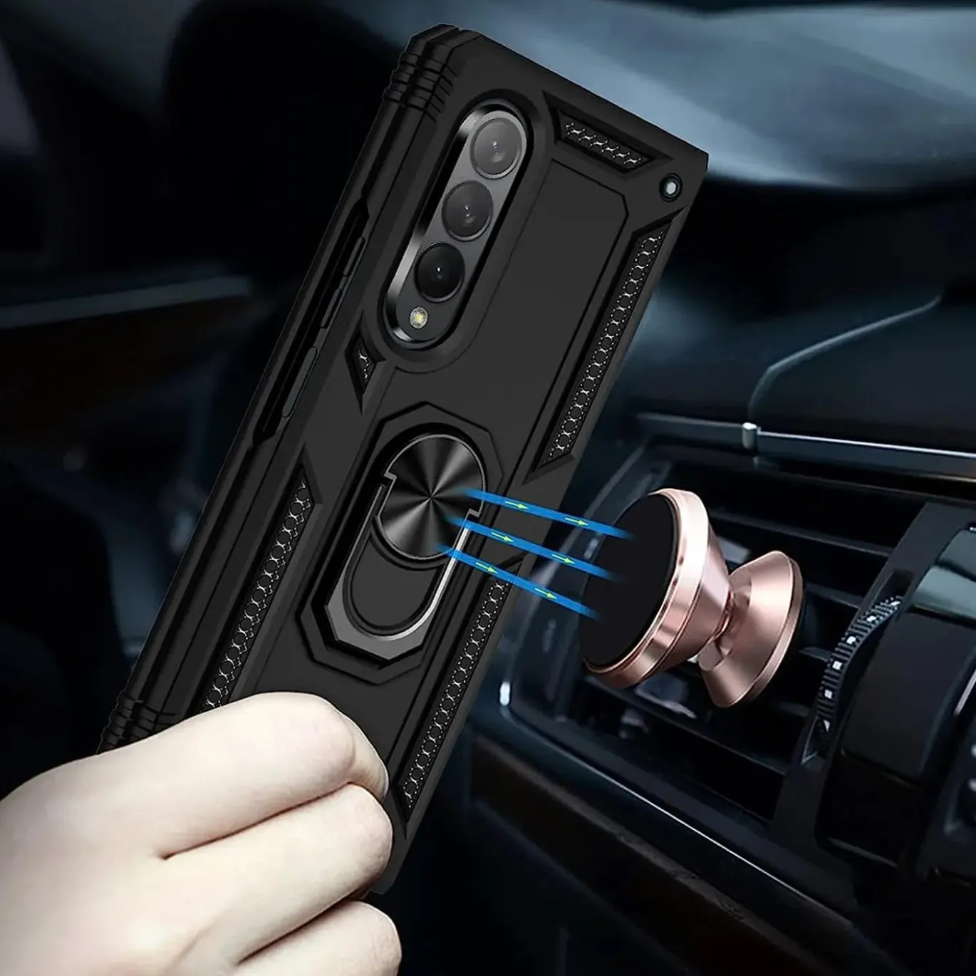 Samsung Galaxy Z FOLD 4 - Outdoor Hardcase mit Ringhalter