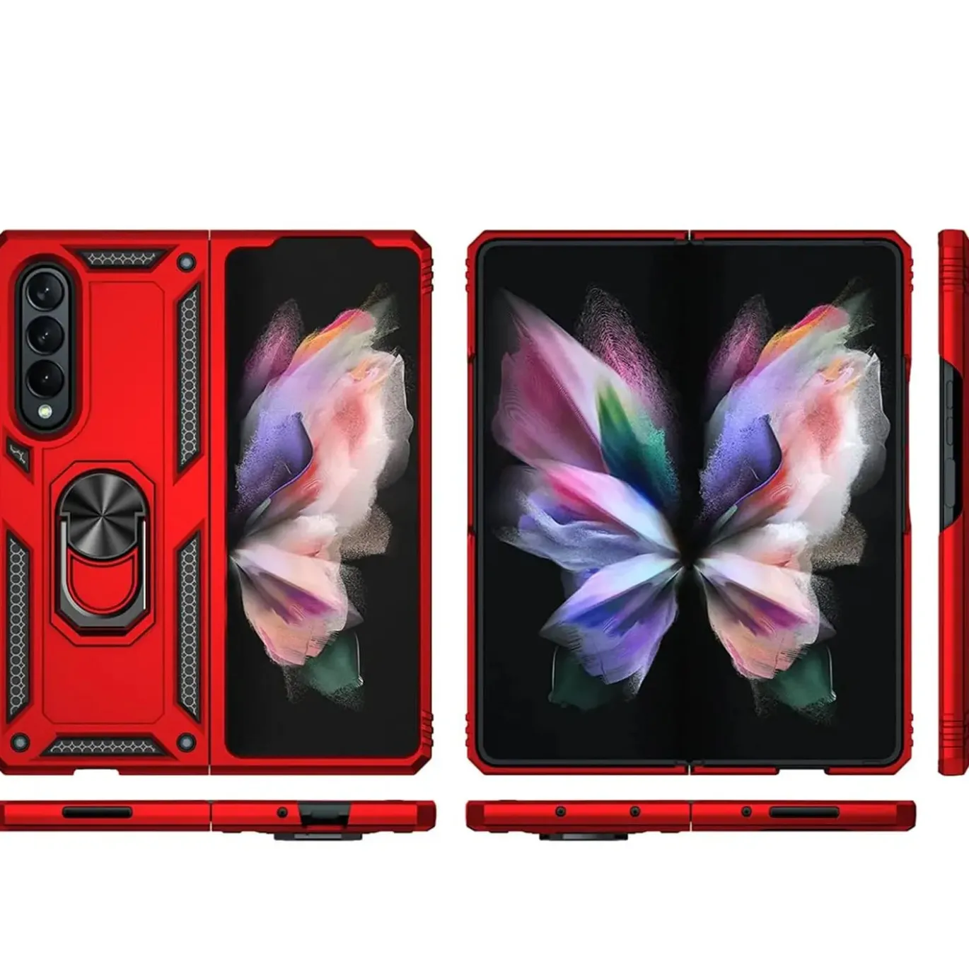 Samsung Galaxy Z FOLD 4 - Outdoor Hardcase mit Ringhalter