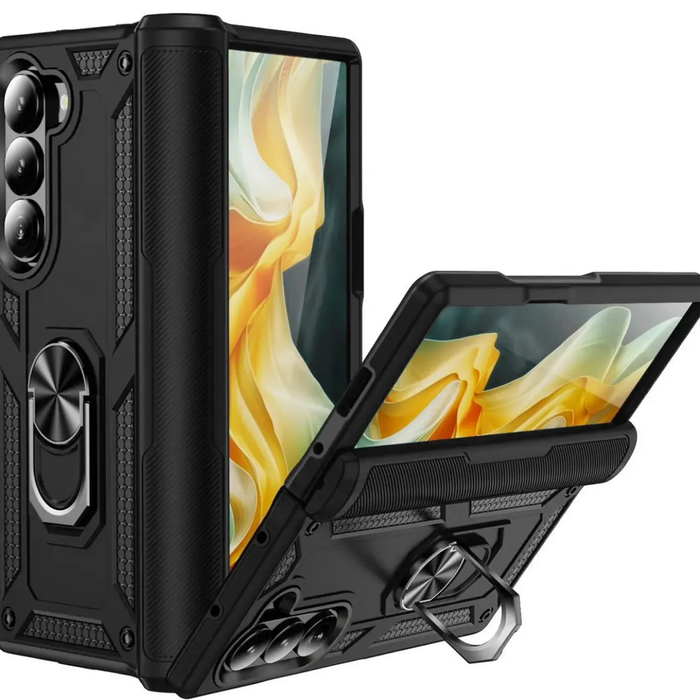 Samsung Galaxy Z FOLD 6 - Outdoor Hardcase mit Ringhalter