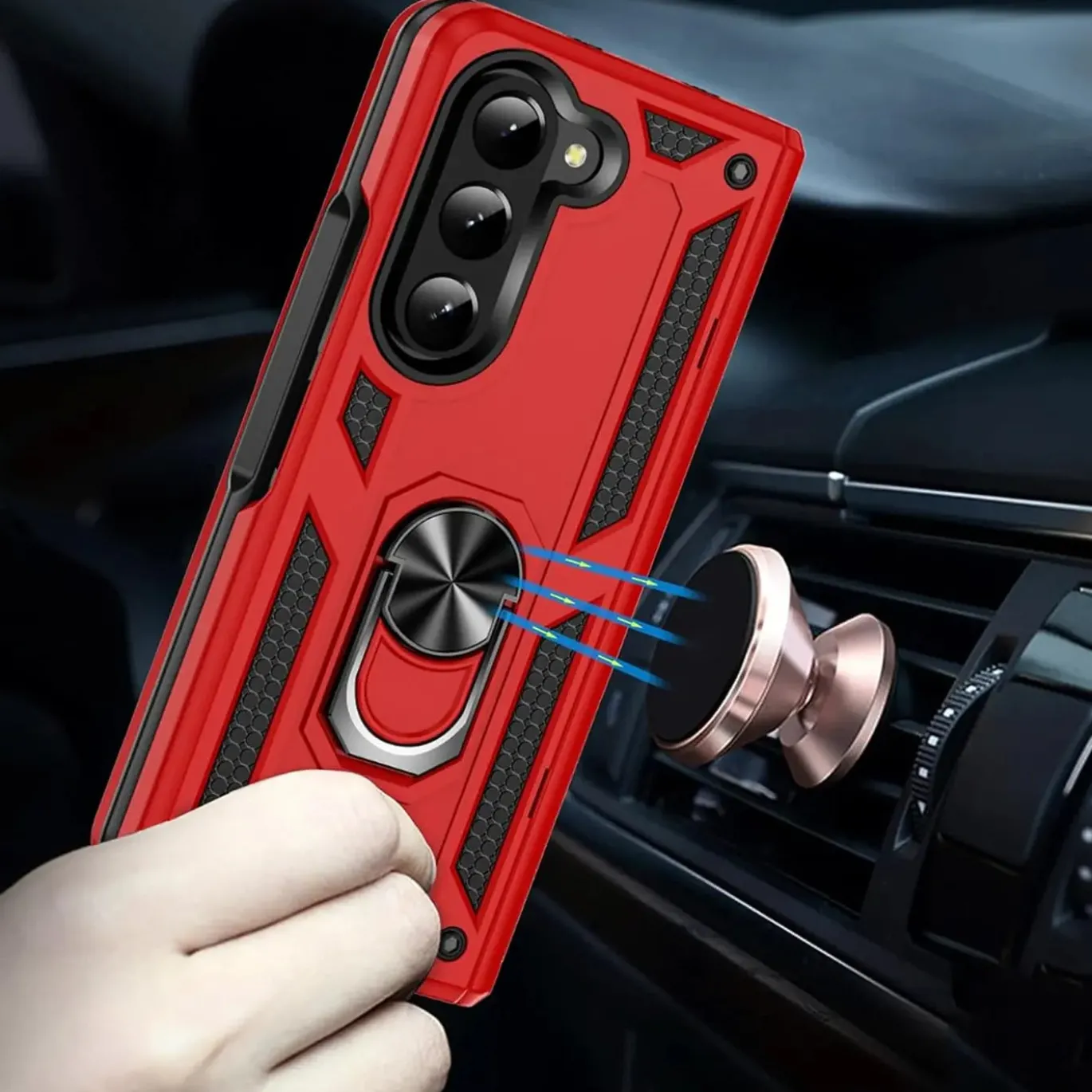 Samsung Galaxy Z FOLD 6 - Outdoor Hardcase mit Ringhalter
