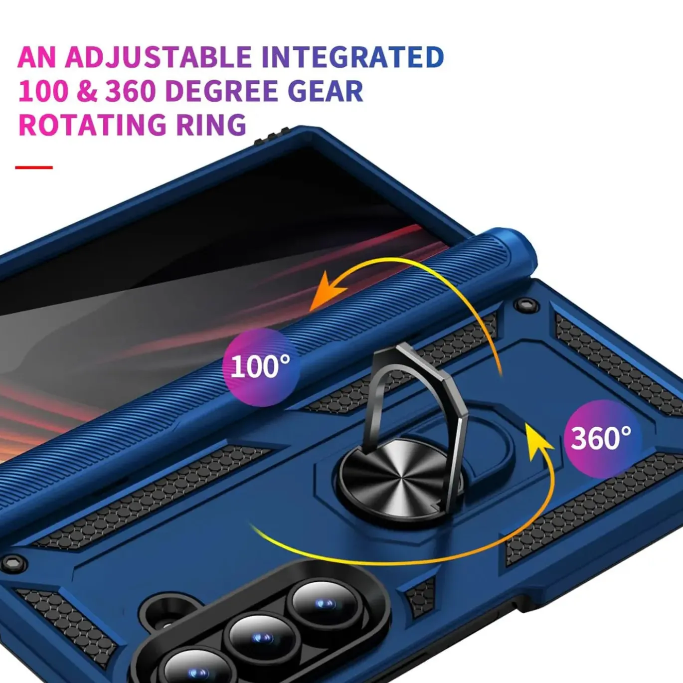 Samsung Galaxy Z FOLD 7 - Outdoor Hardcase mit Ringhalter