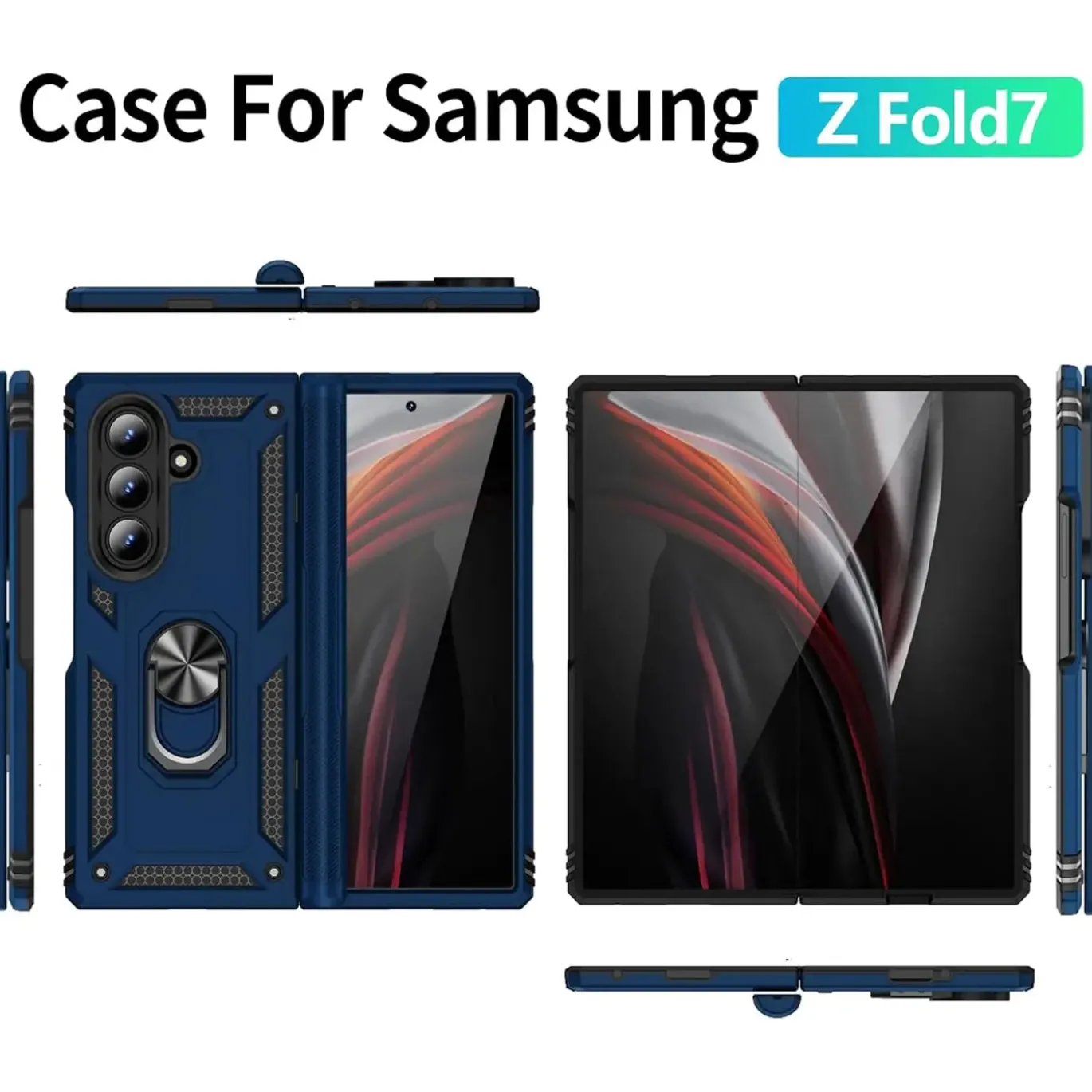 Samsung Galaxy Z FOLD 7 - Outdoor Hardcase mit Ringhalter