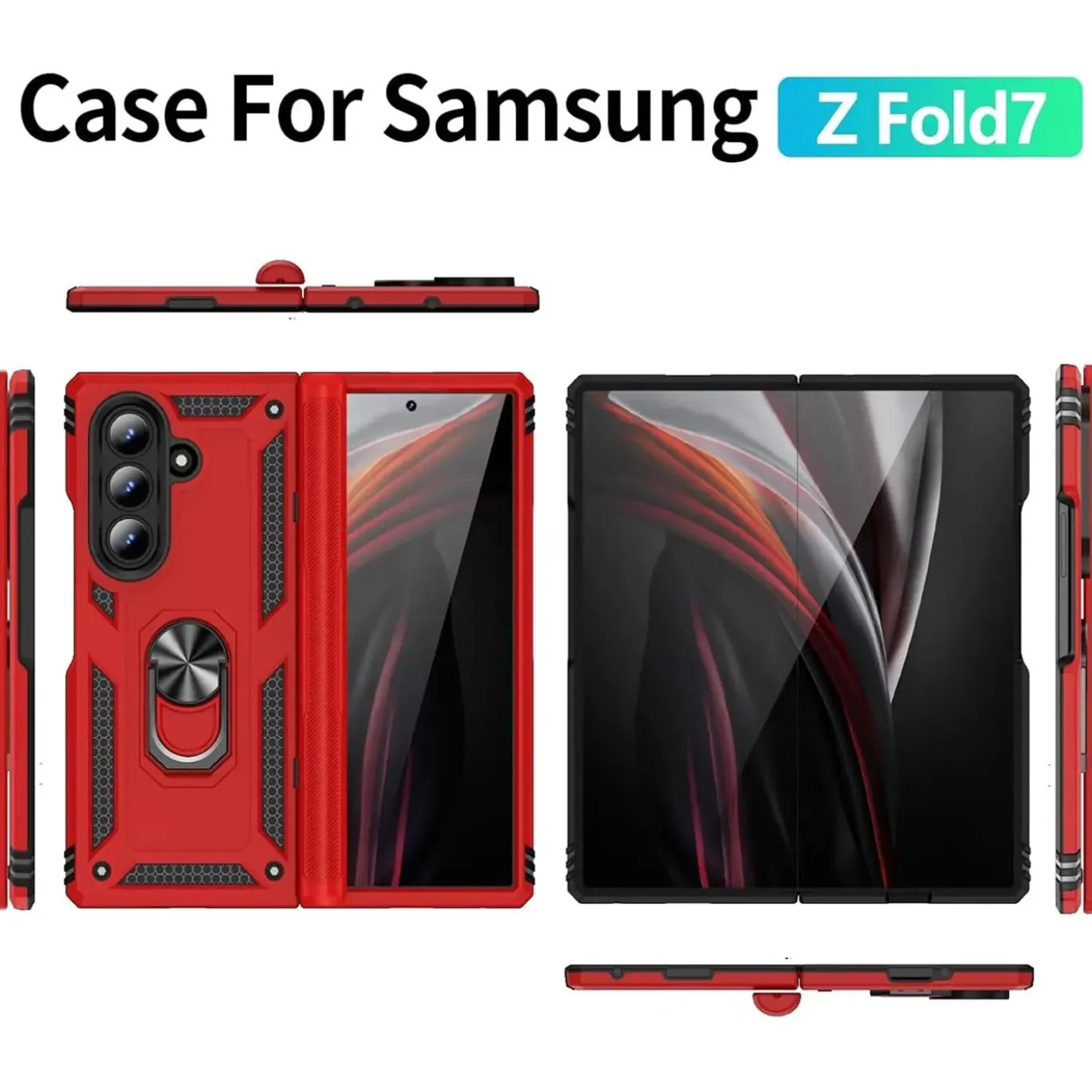 Samsung Galaxy Z FOLD 7 - Outdoor Hardcase mit Ringhalter