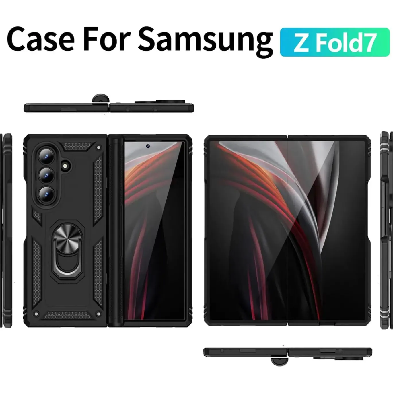 Samsung Galaxy Z FOLD 7 - Outdoor Hardcase mit Ringhalter