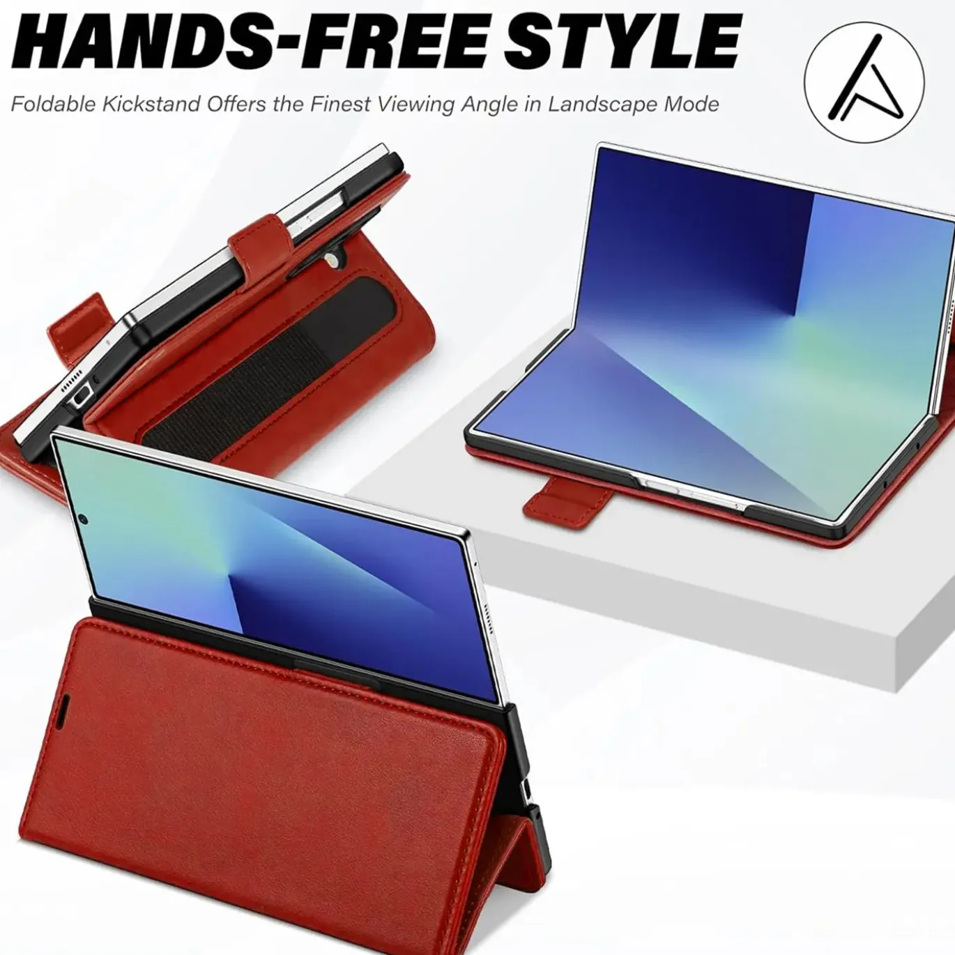 Samsung Galaxy Z FOLD 7 - Robuste Klapphülle mit RFID Block