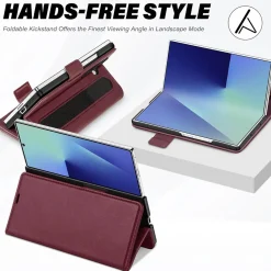 Samsung Galaxy Z FOLD 7 - Robuste Klapphülle mit RFID Block