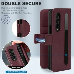 Samsung Galaxy Z FOLD 4 - Robuste Klapphülle mit RFID Block