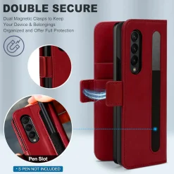 Samsung Galaxy Z FOLD 4 - Robuste Klapphülle mit RFID Block