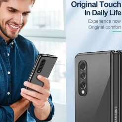 Samsung Galaxy Z FOLD 3 - Slim Silikon Backcover Schwarz