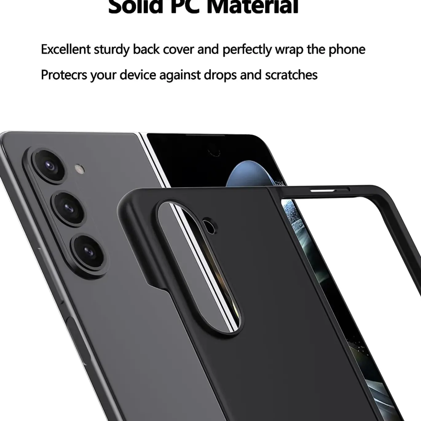 Samsung Galaxy Z FOLD 6 - Slim Silikon Backcover Schwarz