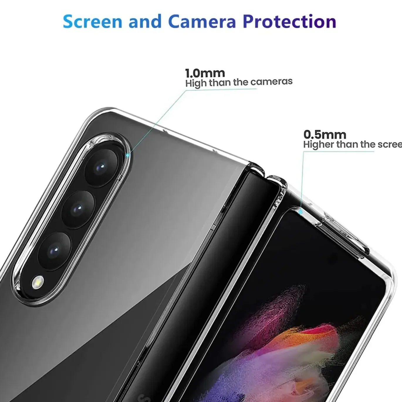 Samsung Galaxy Z FOLD 3 - Slim Clear Case Hülle