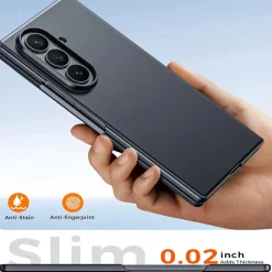 Samsung Galaxy Z FOLD 7 - Slim Silikon Backcover Schwarz