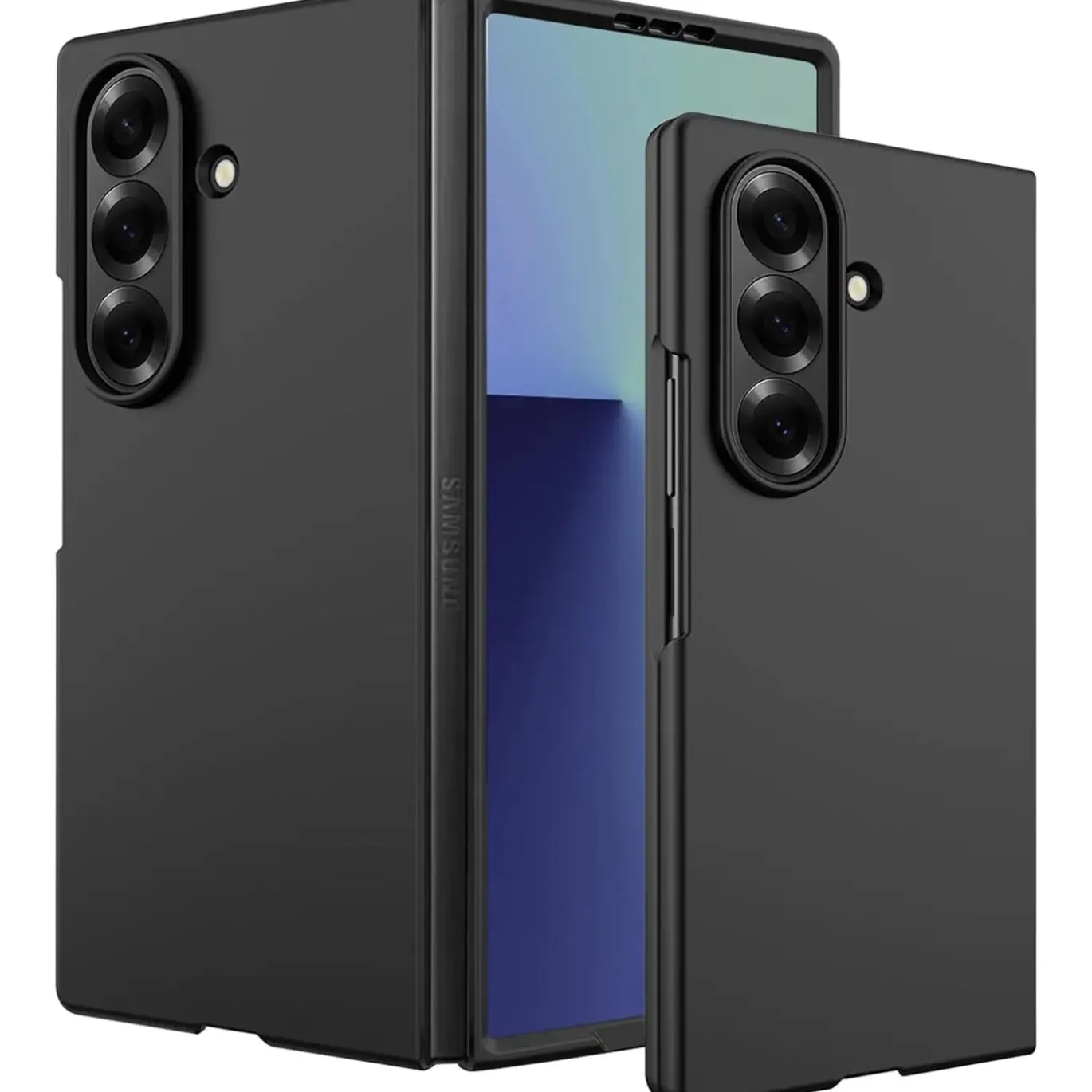 Samsung Galaxy Z FOLD 7 - Slim Silikon Backcover Schwarz