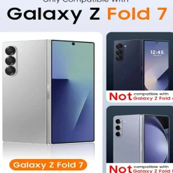 Samsung Galaxy Z FOLD 7 - Slim Silikon Backcover Schwarz