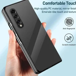 Samsung Galaxy Z FOLD 4 - Slim Silikon Backcover Schwarz