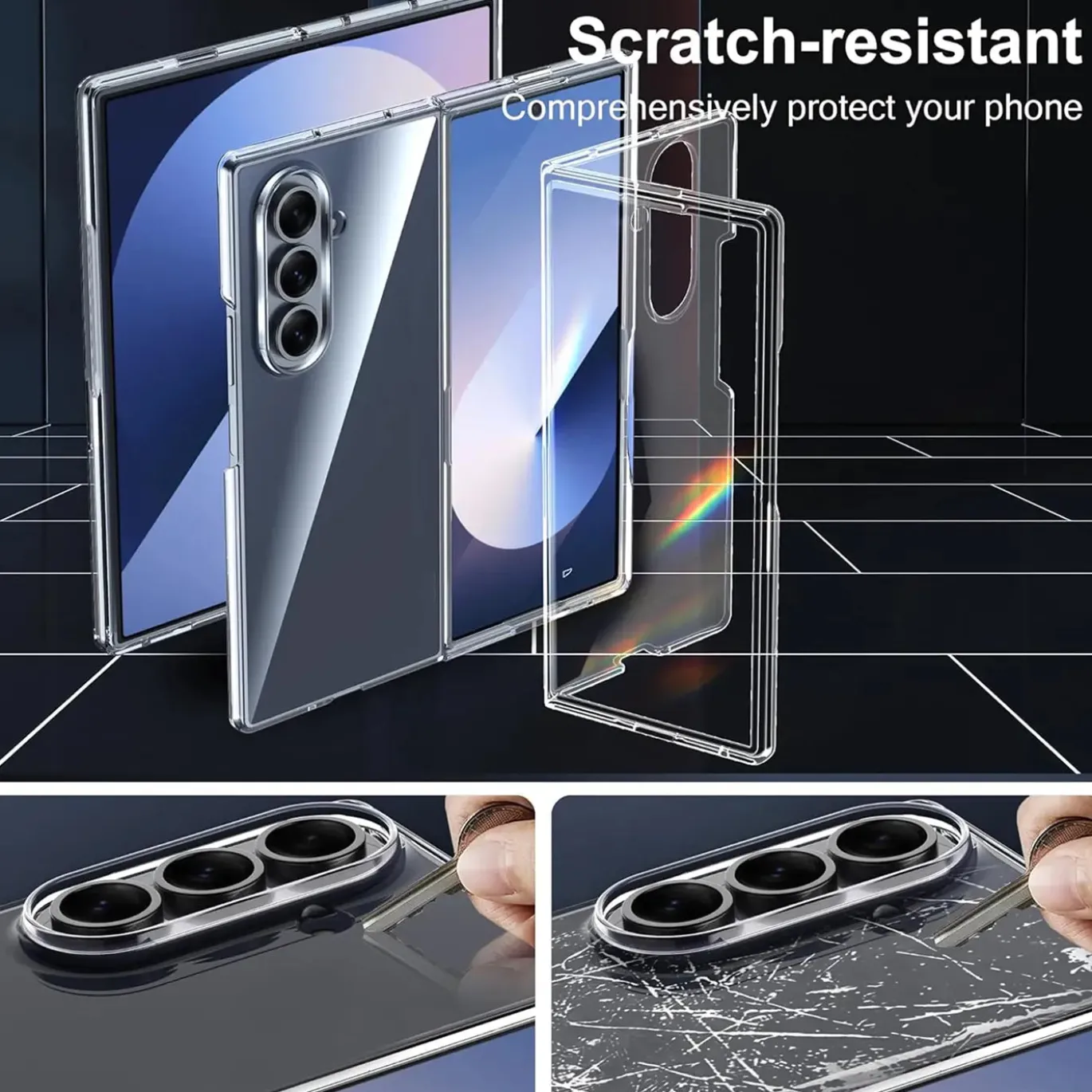 Samsung Galaxy Z FOLD 7 - Slim Clear Case Hülle
